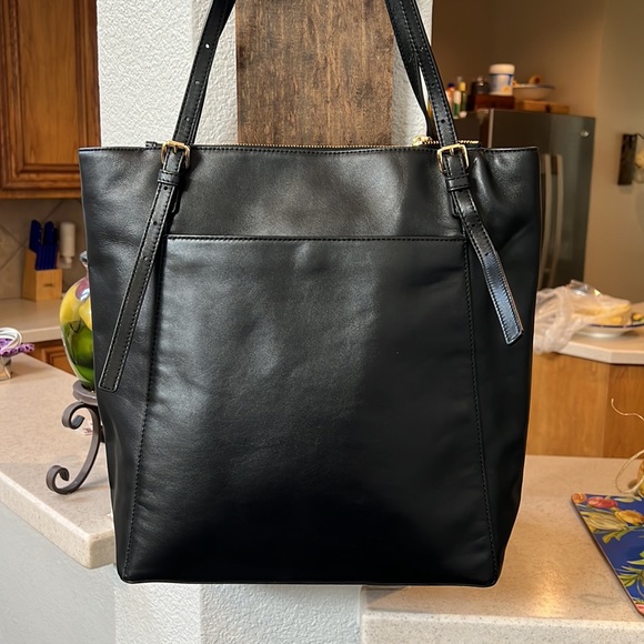 Michael Kors Limited Edition Megan Large Mixed-Media Leather Tote Bag - Picture 9 of 12